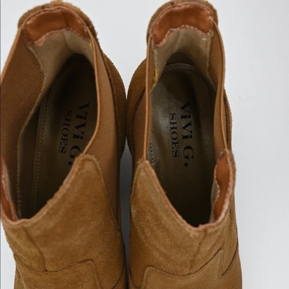 Sergio Zelcer Miley Botties Multi (Camel)